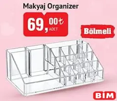 MAKYAJ ORGANİZER BÖLMELİ